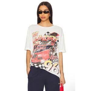 NWT The Laundry Room 96 Coors Light Racing Oversized Tee in White Size XS‎